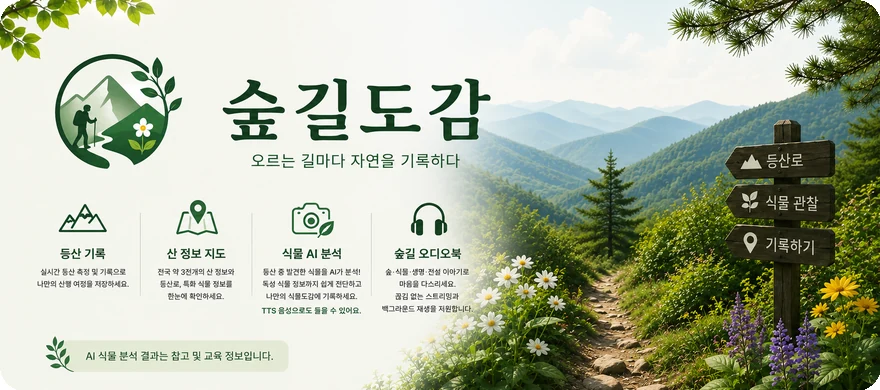 숲길도감 — AI 등산 커뮤니티 어플리케이션