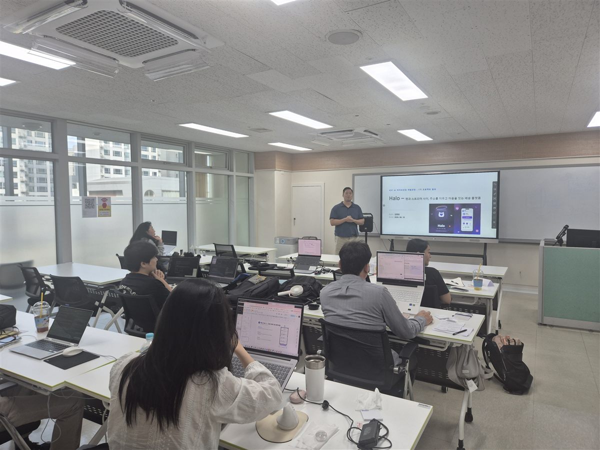 팀 더백 교육 현장 사진